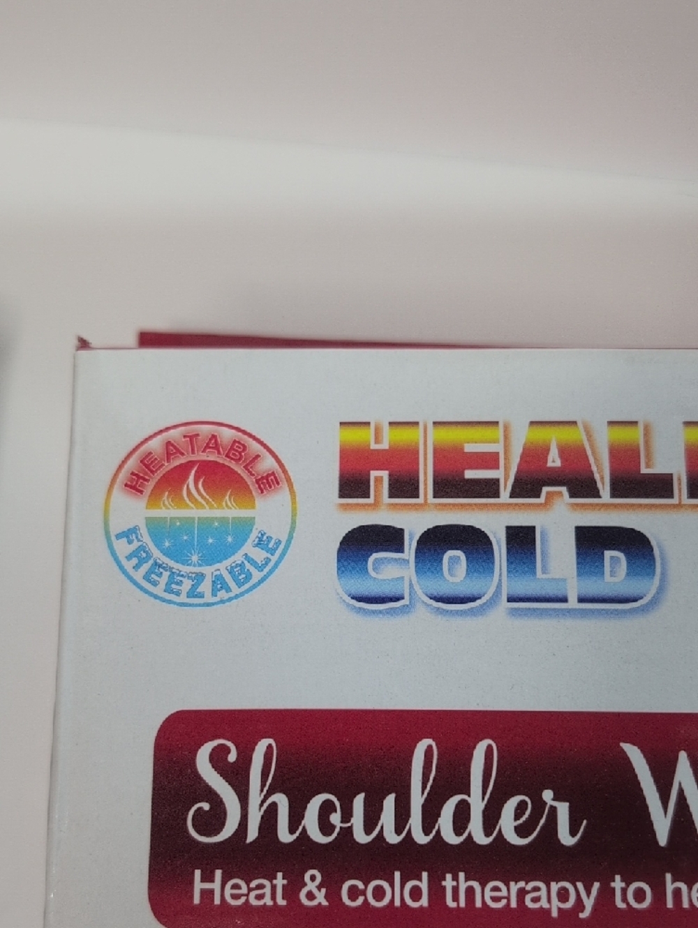 Healing Heat Cold Comfort Shoulder Wrap Freeze/Microwave NIB - Picture 10 of 12